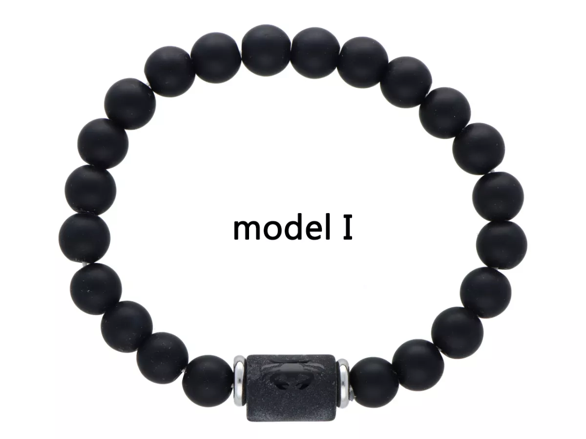 R4E94 BRANSOLETKA LAWA PRASOWANA KULE 8 mm - RAK