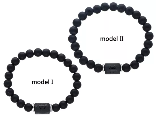 R4E94 BRANSOLETKA LAWA PRASOWANA KULE 8 mm - RAK