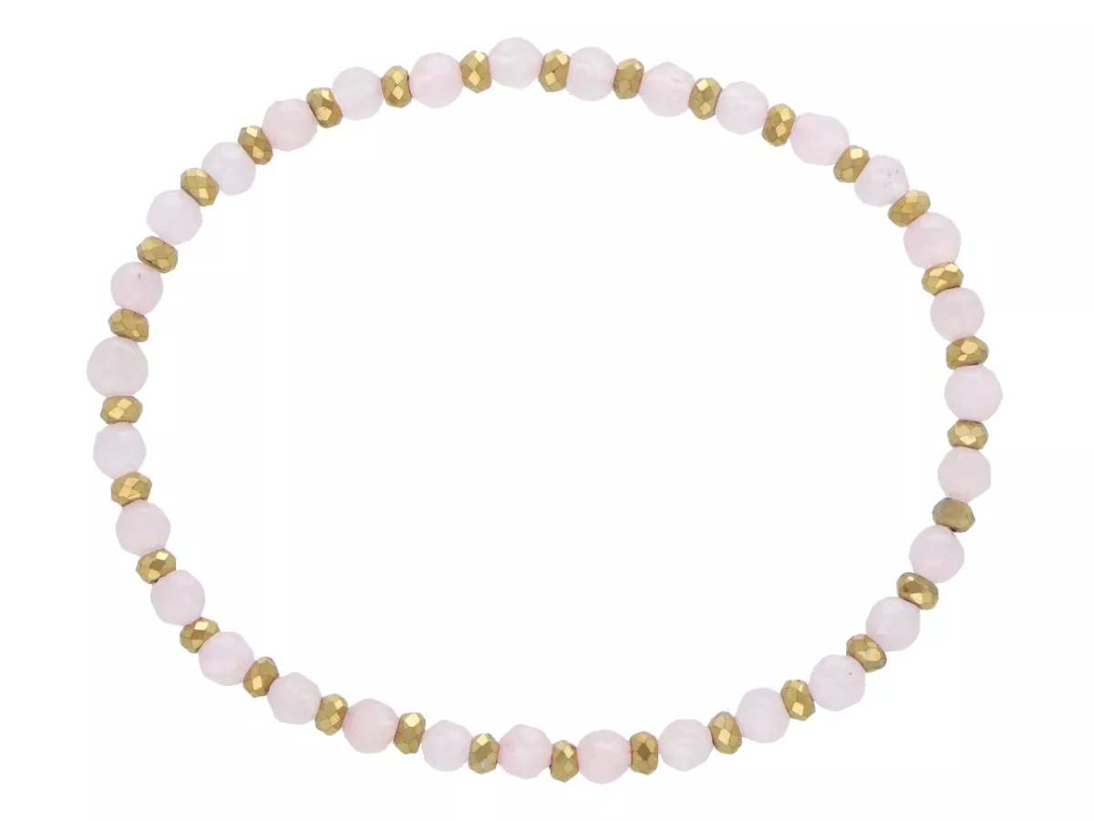 R5D06 BRANSOLETKA AGAT I HEMATYT