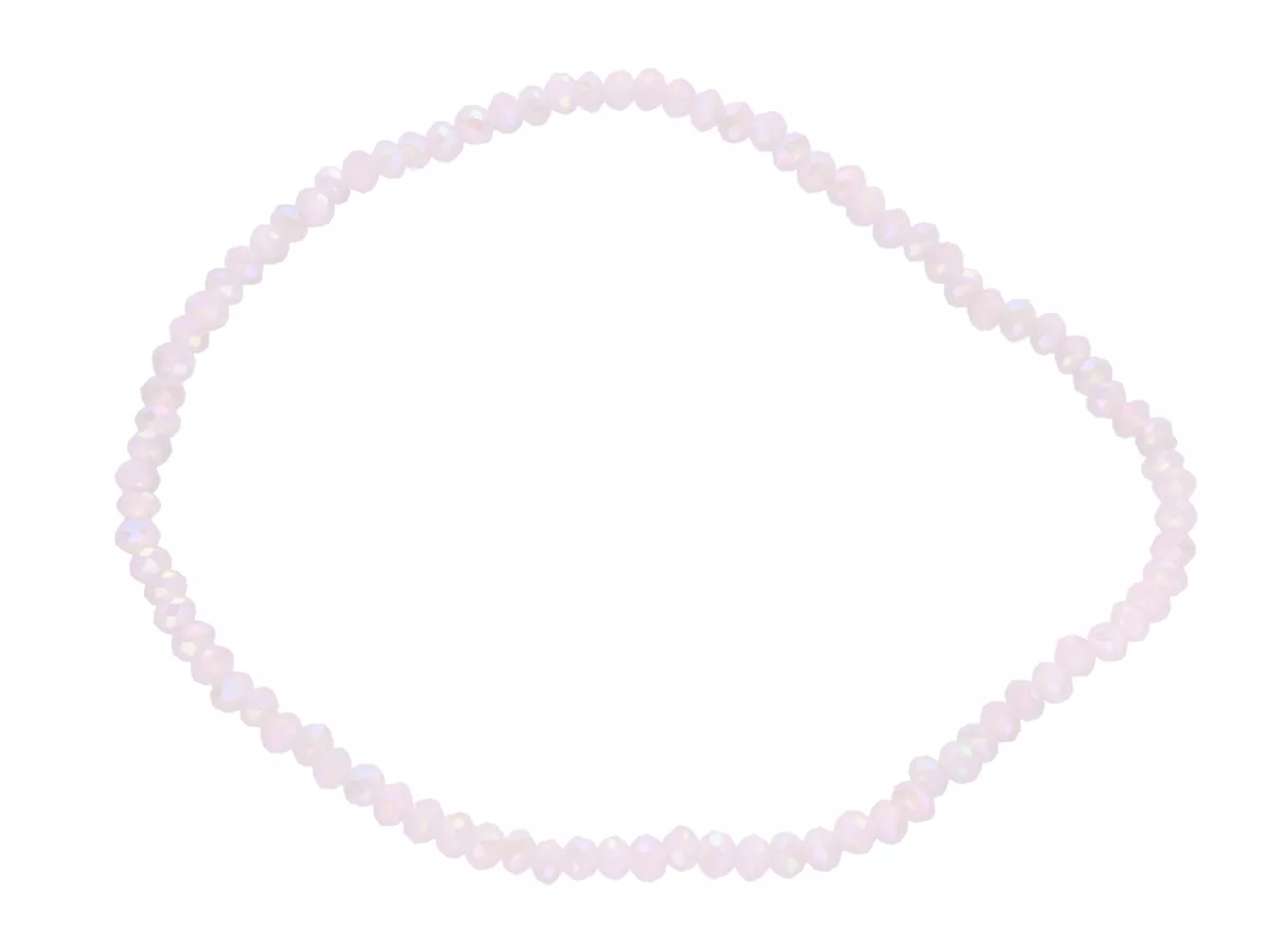 R3U17 BRANSOLETKA KRYSZTAŁKI 2,5 mm NA GUMCE