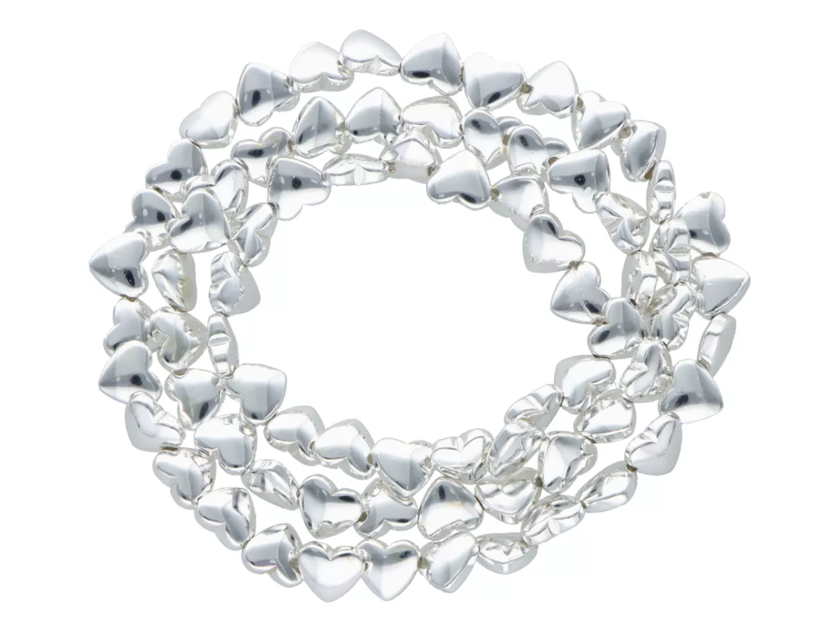 K7F31 HEMATYT SERCE 6/6 mm - 1 SZNUR