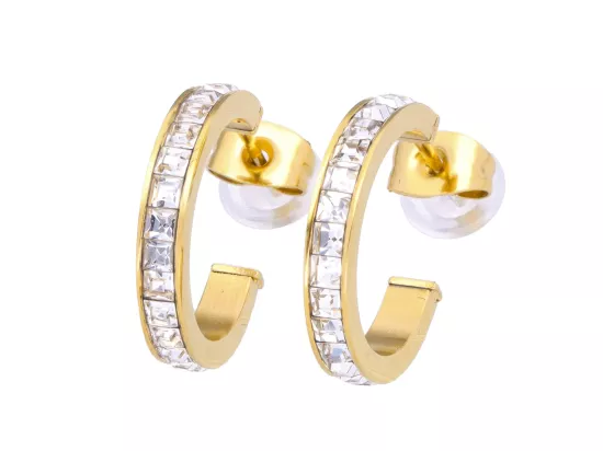 U1W53 KOLCZYKI STAL CHIRURGICZNA 1 PARA