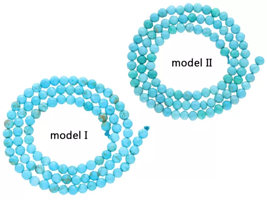 K7N51 TURKUS KULE FASETOWANE 4 mm - 1 SZNUR