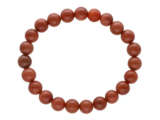 R1E28 BRANSOLETKA PIASEK PUSTYNI KULE 8 mm