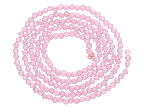 K6U87 CYRKONIA SZKLANA KULE FASETOWANE 2 mm - 1 SZNUR