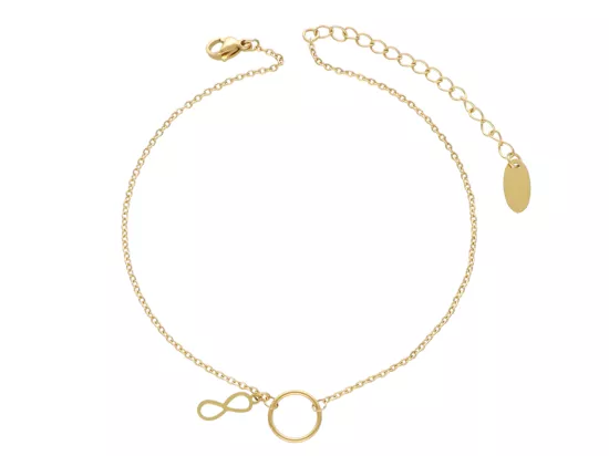 R4F11 BRANSOLETKA NA NOGĘ STAL CHIRURGICZNA