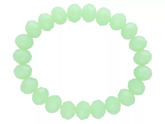 R2B37 BRANSOLETKA KRYSZTAŁKI 10 mm NA GUMCE