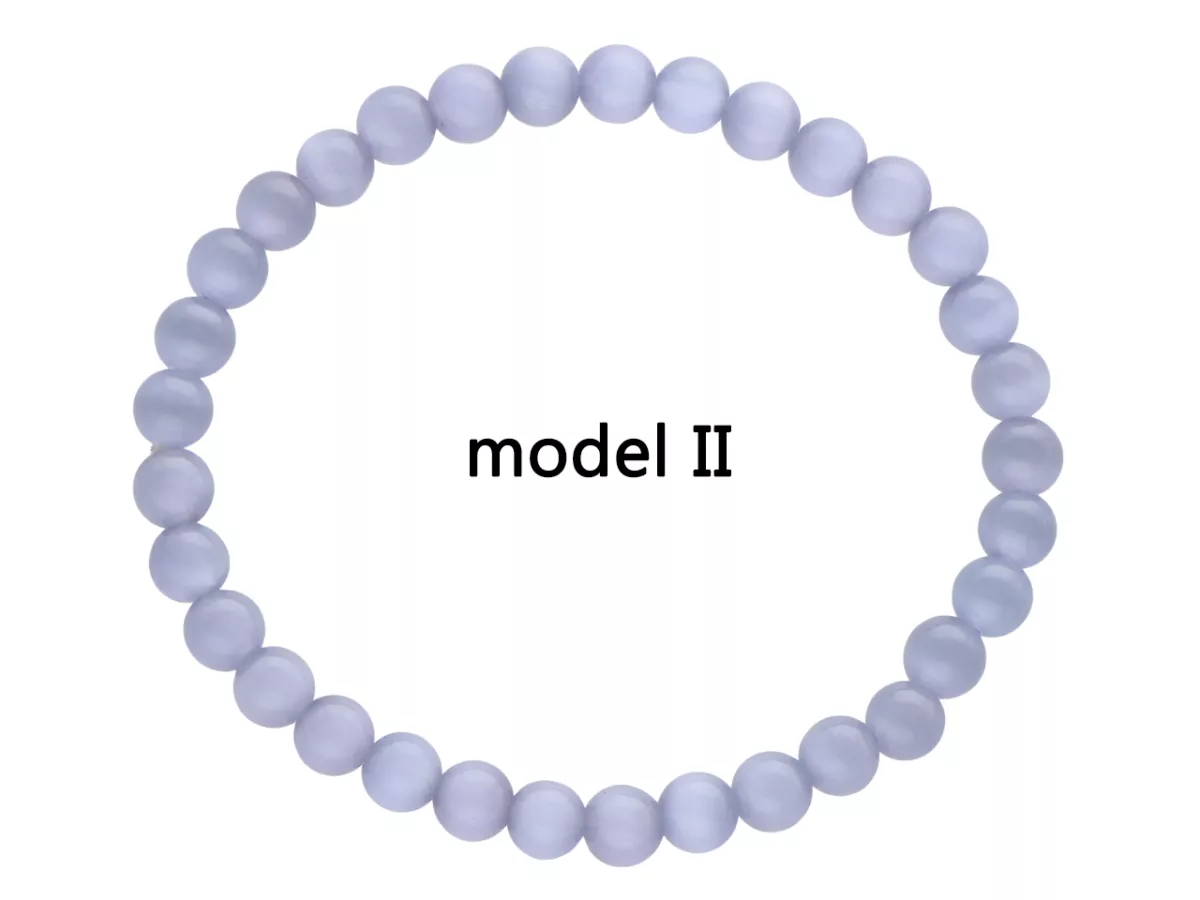 R4I33 BRANSOLETKA KOCIE OKO KULE 6 mm