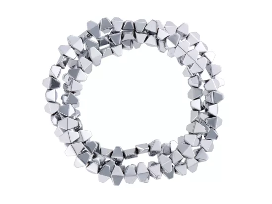 K6Z51 HEMATYT ELEMENTY 6/4 mm - 1 SZNUR