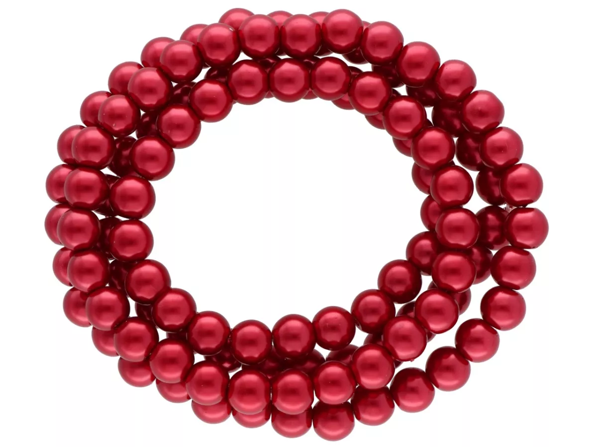 P1G07 PERŁY SZKLANE 8 mm - 1 SZNUR