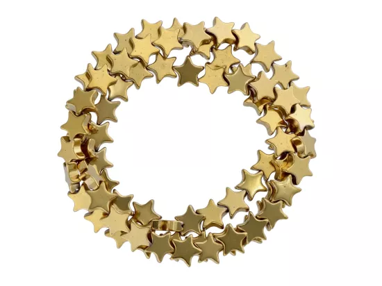 K6R54 HEMATYT GWIAZDKI 6/6 mm - 1 SZNUR