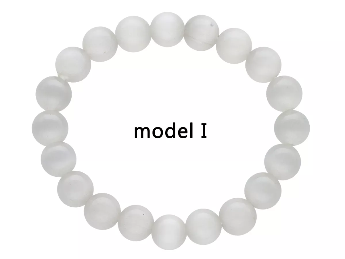 R4I26 BRANSOLETKA KOCIE OKO KULE 10 mm