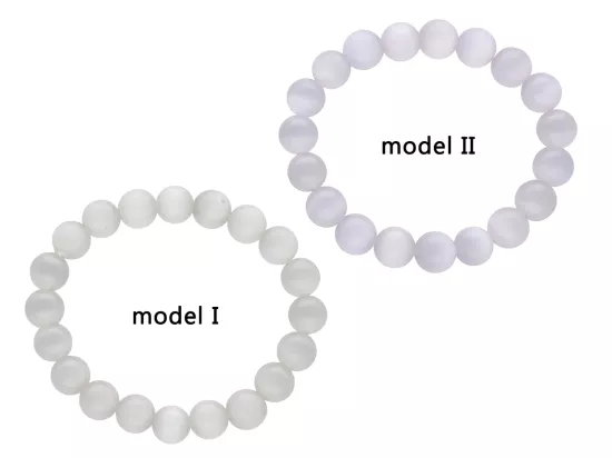 R4I26 BRANSOLETKA KOCIE OKO KULE 10 mm