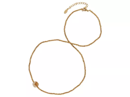 N3P47 NASZYJNIK CYTRYN I HEMATYT MIODOWY