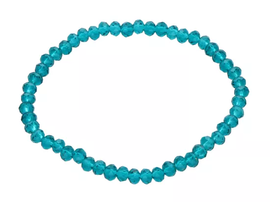 R4C47 BRANSOLETKA KRYSZTAŁKI 4,5 mm NA GUMCE