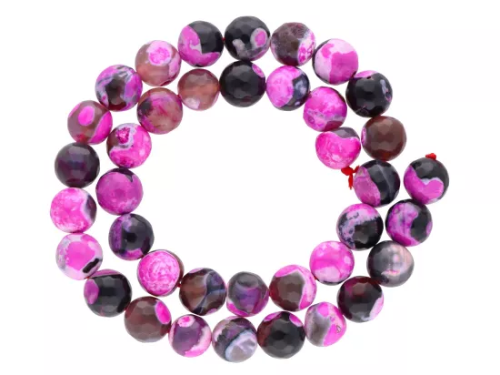 K7F92 AGAT KULE FASETOWANE 10 mm - 1 SZNUR