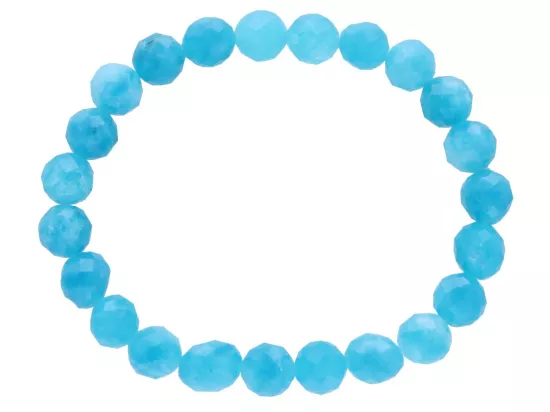 R5G56 BRANSOLETKA JADEIT KULE FASETOWANE 8 mm