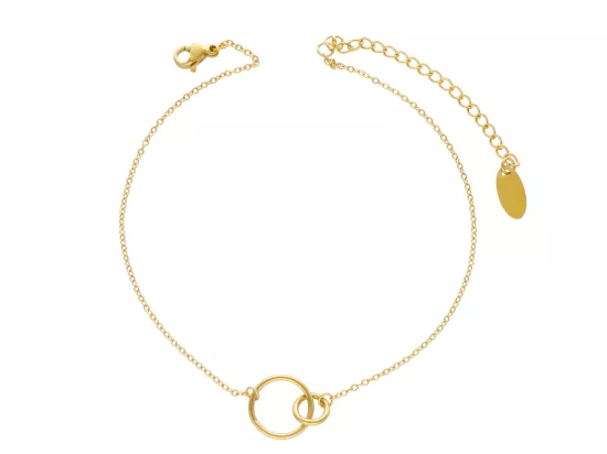 R3N04 BRANSOLETKA NA NOGĘ ZE STALI CHIRURGICZNEJ