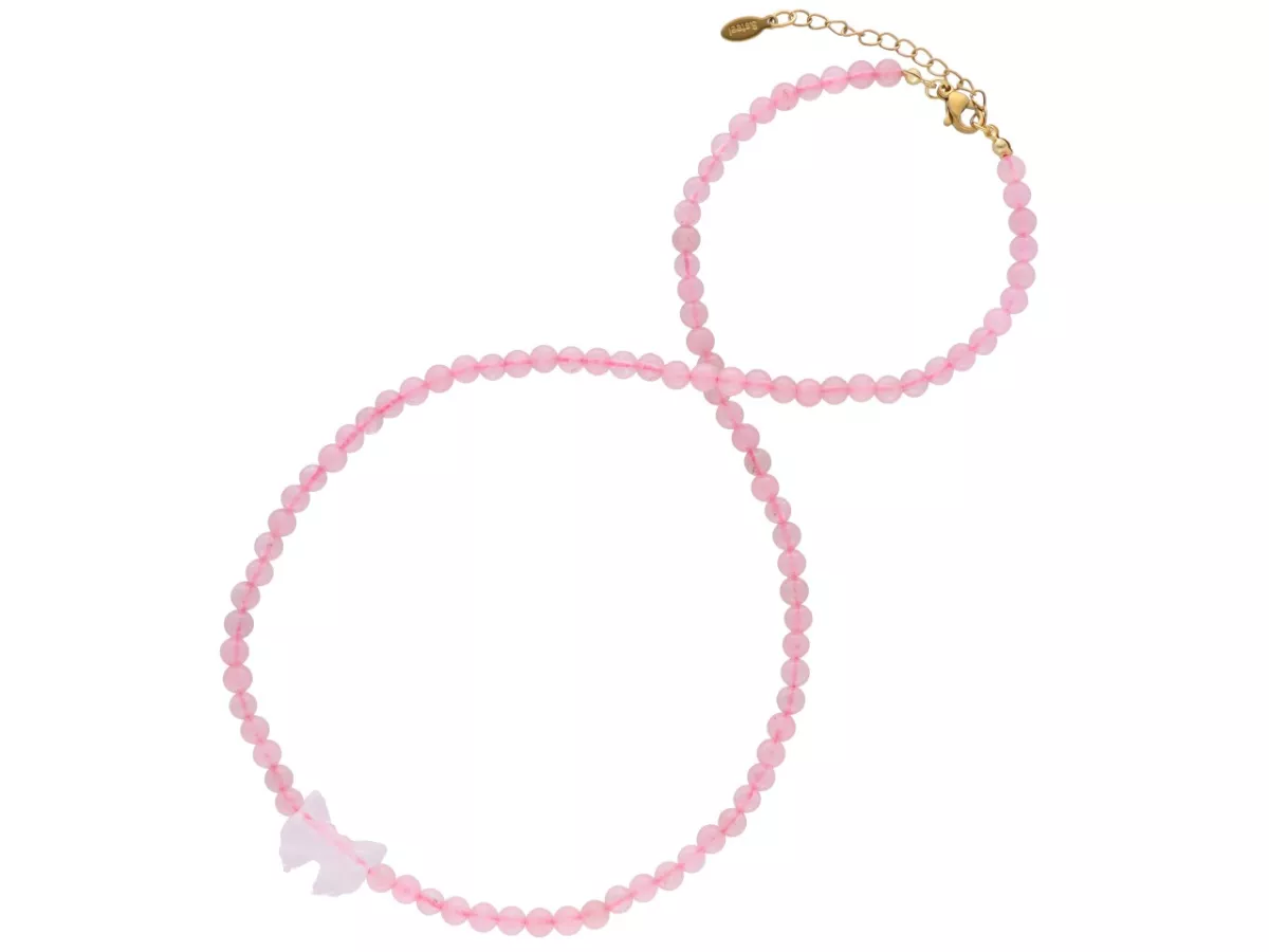 N3P63 NASZYJNIK KWARC RÓŻOWY