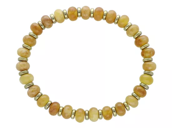 R5C63 BRANSOLETKA JADEIT I HEMATYT