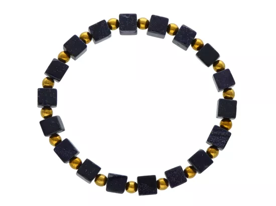R4K64 BRANSOLETKA NOC KAIRU KOSTKI 6,5 mm