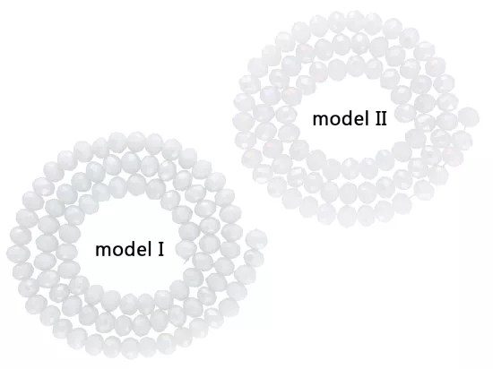 S1X25 KRYSZTAŁKI 6/4,5 mm - 1 SZNUR