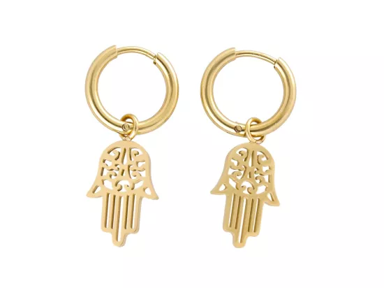 U1U04 KOLCZYKI STAL CHIRURGICZNA 1 PARA