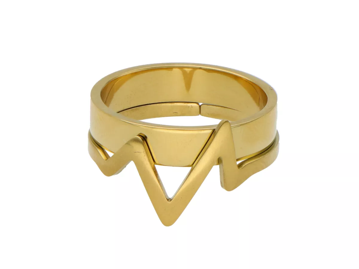 R3Z81 PIERŚCIONEK ZE STALI CHIRURGICZNEJ - 1 SZTUKA