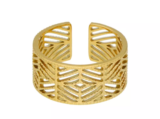 R3H24 PIERŚCIONEK ZE STALI CHIRURGICZNEJ - 1 SZTUKA