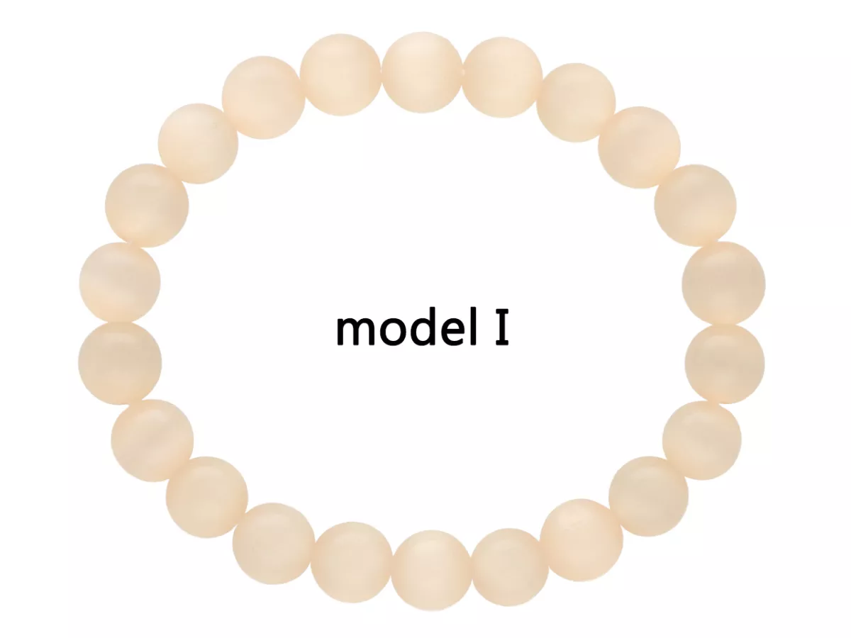 R4I19 BRANSOLETKA KOCIE OKO KULE 8 mm