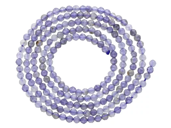 K6W88 IOLITE KULE FASETOWANE 2,5 mm - 1 SZNUR