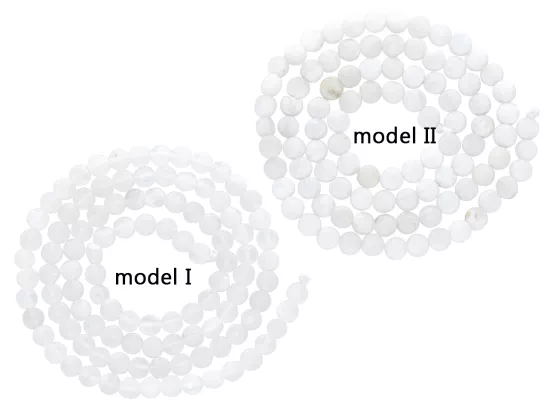 K7C81 KAMIEŃ KSIĘŻYCOWY DYSK FASETOWANY - 1 SZNUR