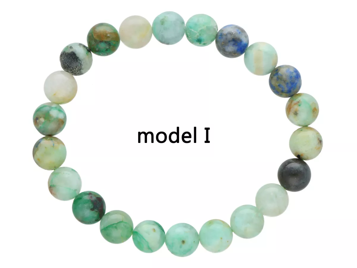 R4J16 BRANSOLETKA CHRYZOKOLA KULE 8 mm