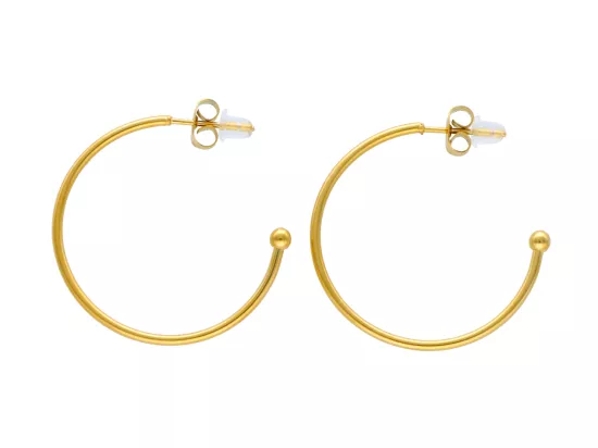 U1W26 KOLCZYKI STAL CHIRURGICZNA 1 PARA