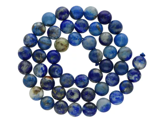 K6W55 LAPIS LAZULI KULE 8,5 mm - 1 SZNUR