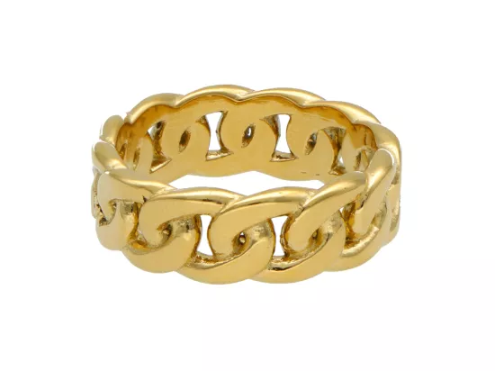 R3Z89 PIERŚCIONEK ZE STALI CHIRURGICZNEJ - 1 SZTUKA