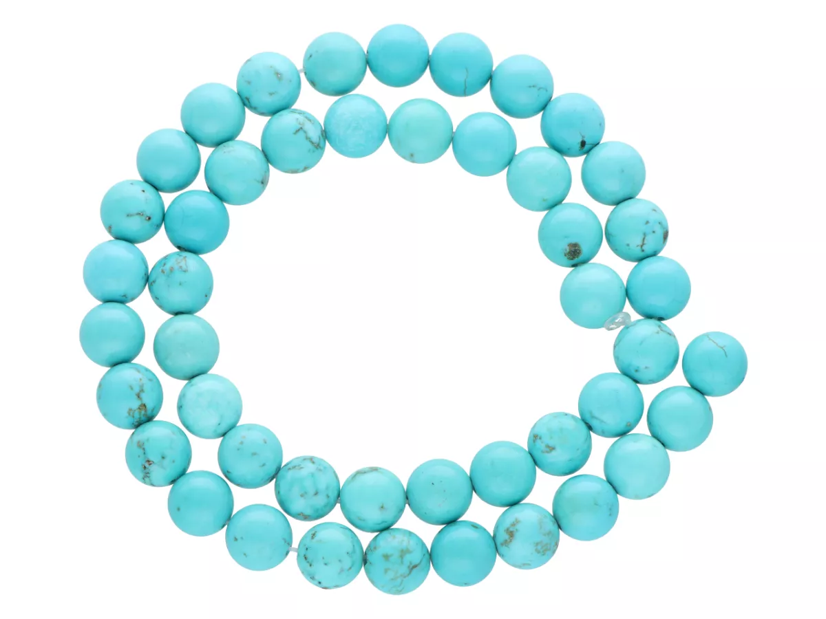 K6W49 TURKUS KULE 8,5 mm - 1 SZNUR