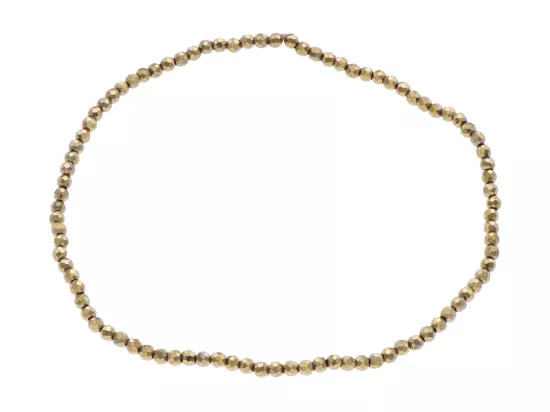 R3T71 BRANSOLETKA HEMATYT KULE FASETOWANE 2 mm