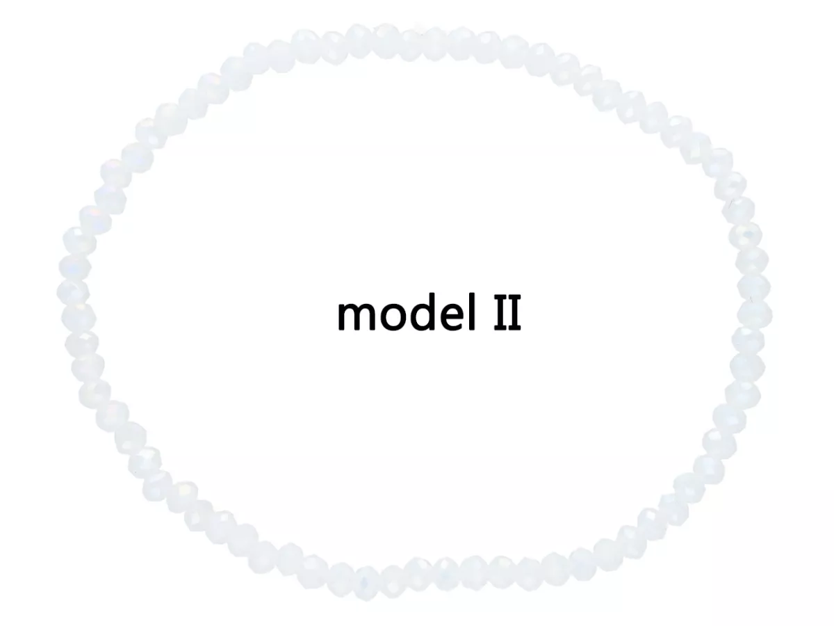 R3R40 BRANSOLETKA KRYSZTAŁKI 3 mm NA GUMCE