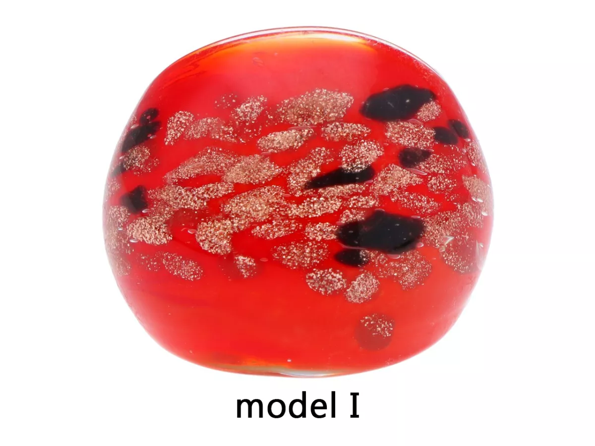 R4L24 PIERŚCIONEK SZKŁO WENECKIE