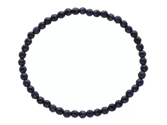 R4J81 BRANSOLETKA NOC KAIRU KULE FASETOWANE 4 mm