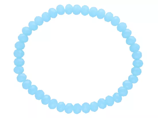 R2G23 BRANSOLETKA KRYSZTAŁKI 6 mm NA GUMCE