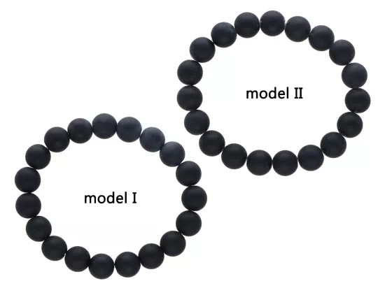 R1L33 BRANSOLETKA LAWA PRASOWANA KULE 10 mm