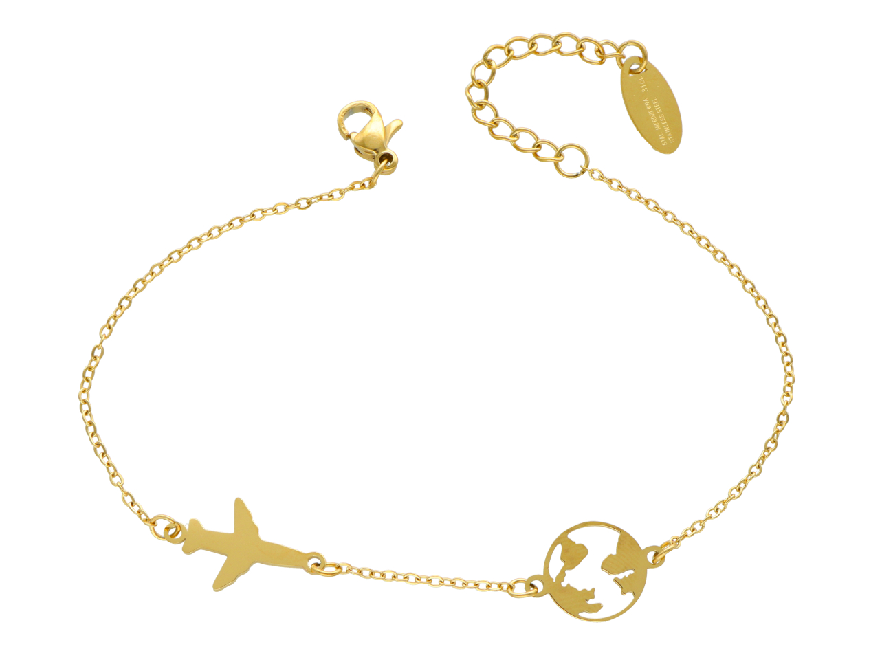 Bransoletka dla podróżniczki z zawieszkami