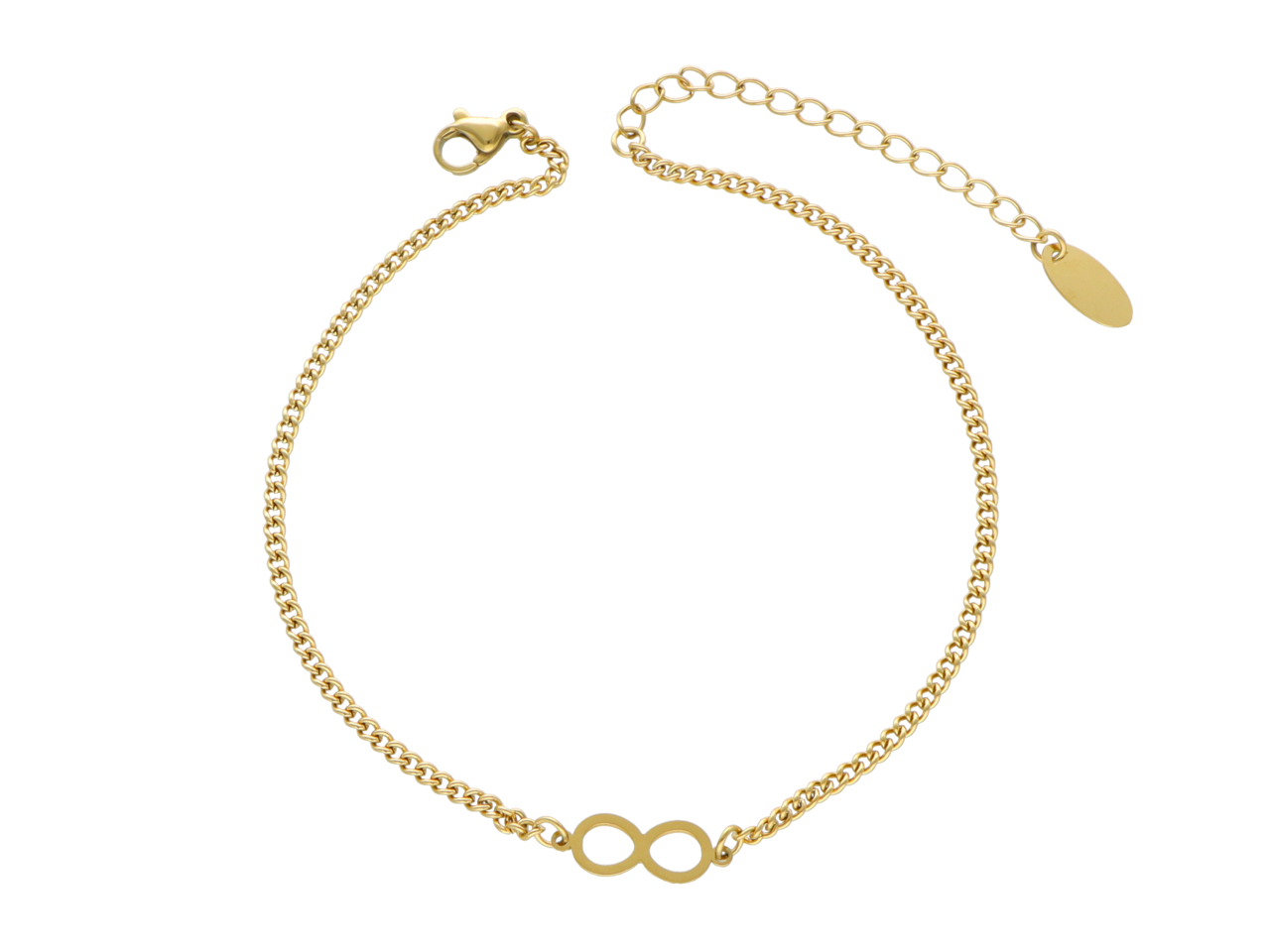 R4F17 BRANSOLETKA NA NOGĘ STAL CHIRURGICZNA