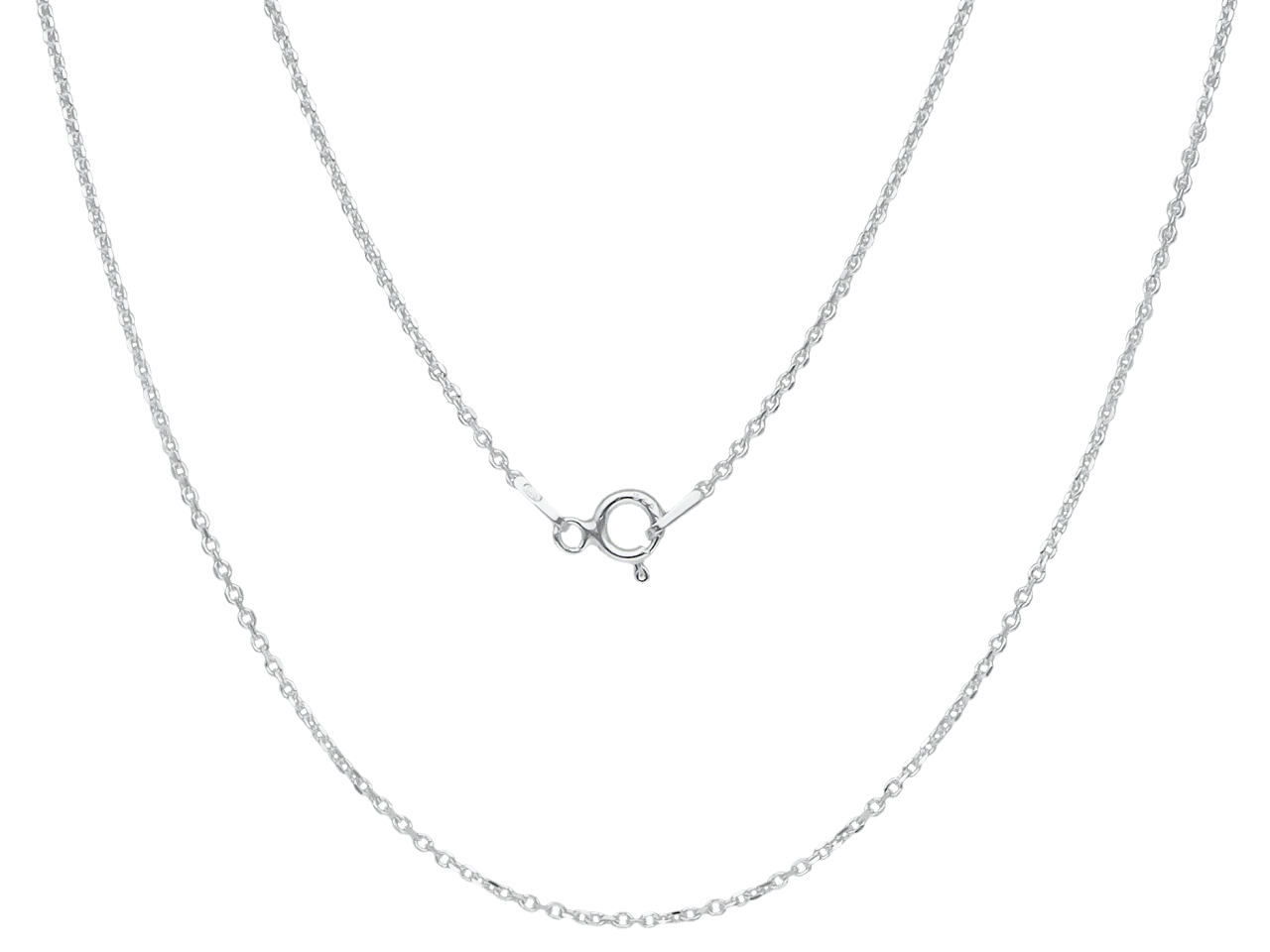 P3J72 ŁAŃCUSZEK ANKIER 55 cm SREBRO 925