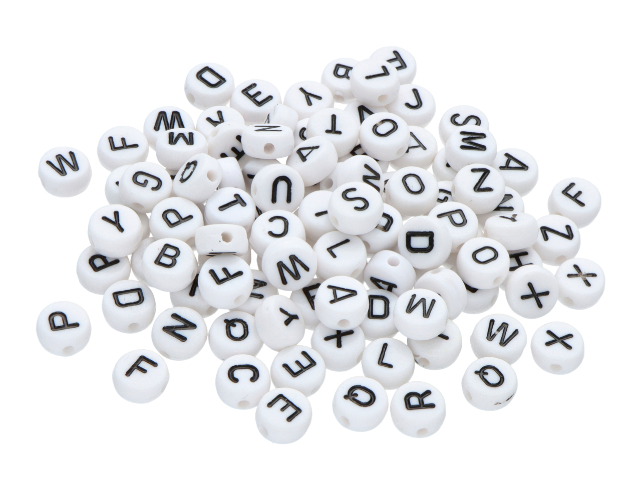 S1U36 KORALIKI LITERKI - 100 SZTUK