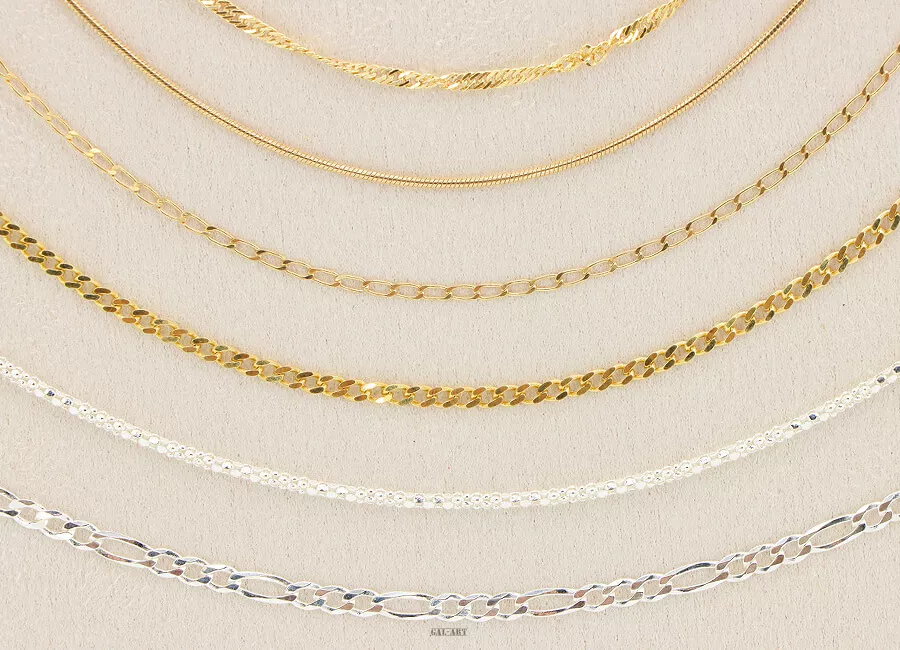 Sploty łańcuszków – poznaj najpopularniejsze wzory i ich nazwy