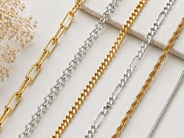 Sploty łańcuszków – poznaj najpopularniejsze wzory i ich nazwy