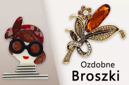 Ozdobne broszki w sklepie Gal-Art